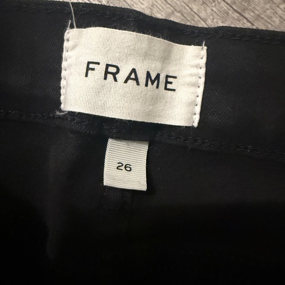 Frame size 26 black jeans - Picture 2 of 2